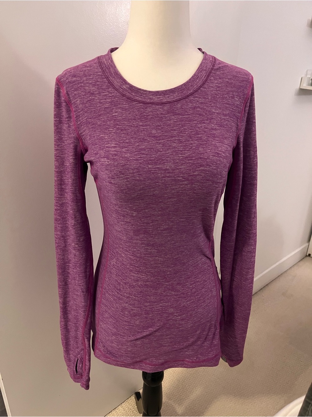 Women's Lululemon long Sleeve Heathered Top